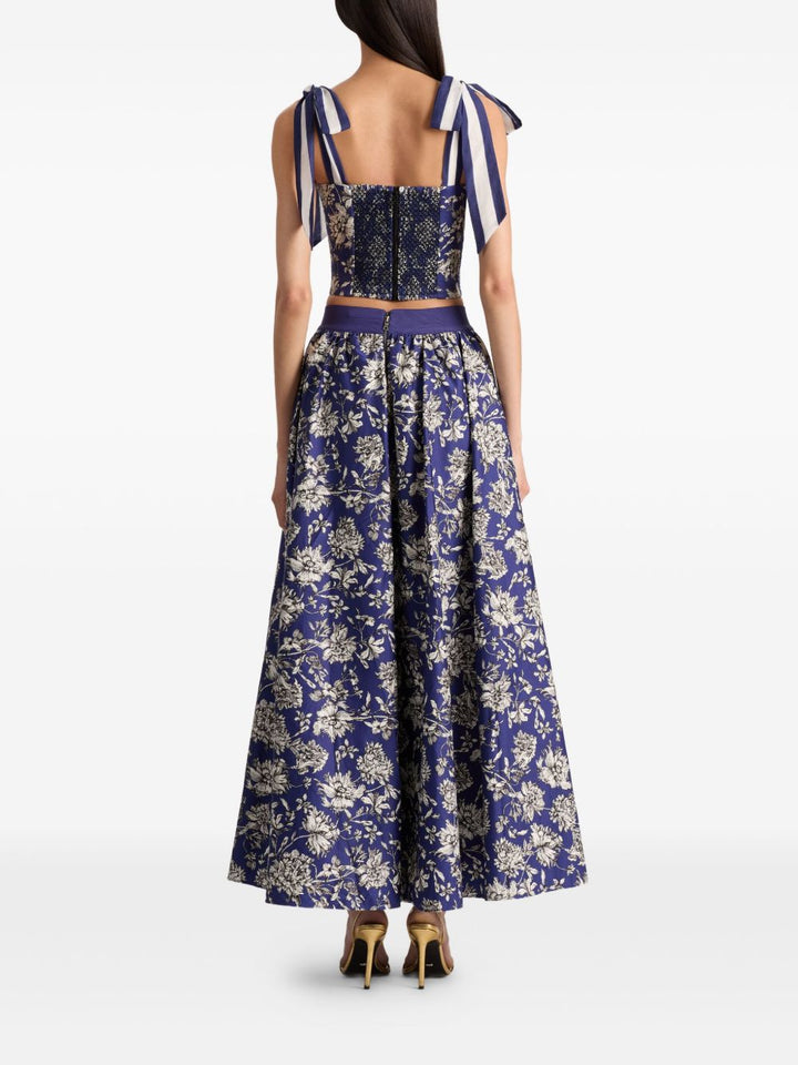 Alice + Olivia Top - Blue and green | 5b84cc317bcb4b4683e1595541841a14eafb7d30