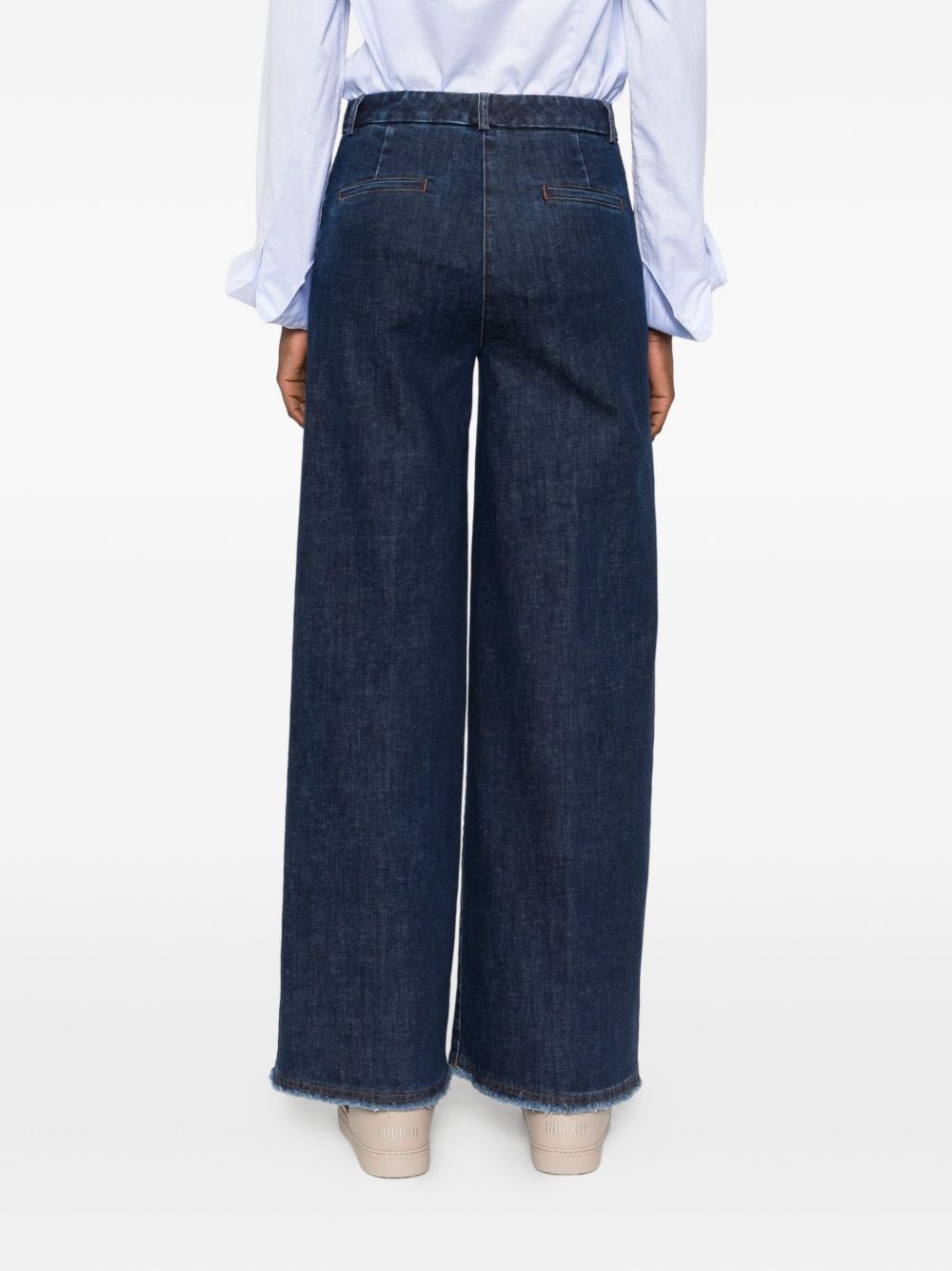 Via Masini 80 Trousers - Blue and green | 5c008b4d950dc559835952e028d5683c0ebdc127