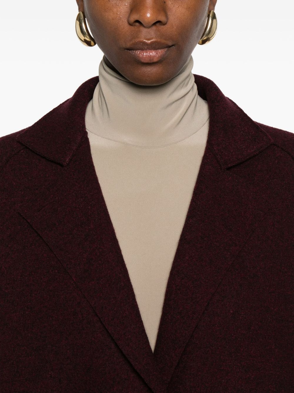 Harris Wharf London Coats - Marrone | f411e223c286bf50fce7b512e162428f6438986e