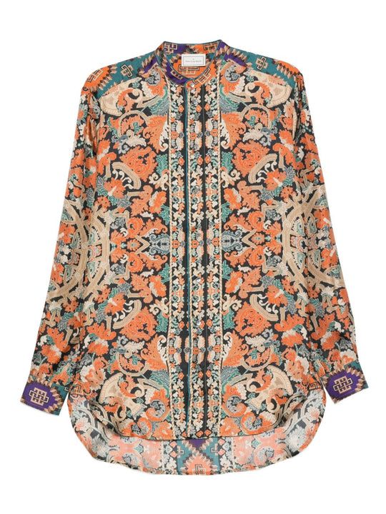 Printed Silk Shirt