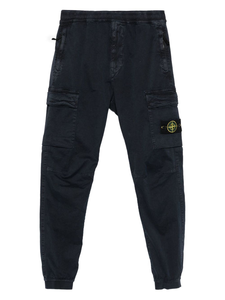 Stone Island Trousers - Blue and green | df770a0adf8906754ce07e8a4f253b5cbe09f03c