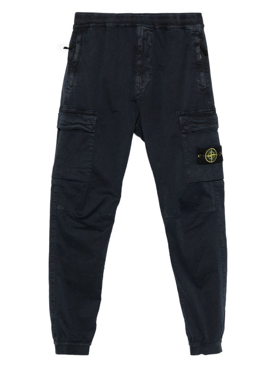 Logo Cotton Cargo Trousers