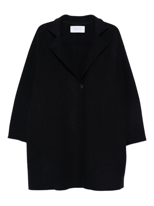 Wool Single-Breasted Coat