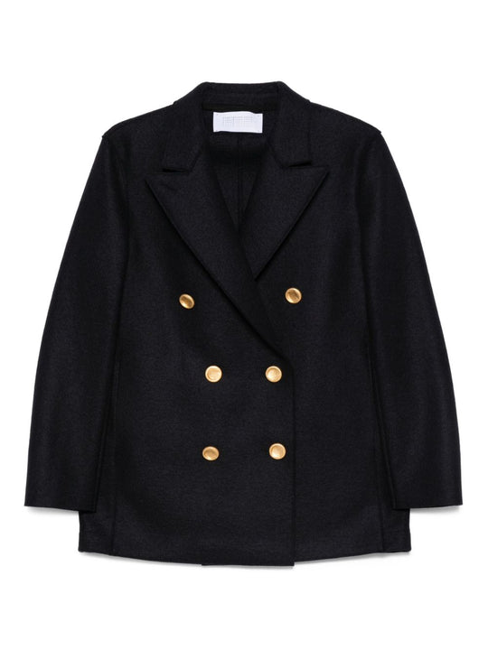 Wool Double-Breasted Coat