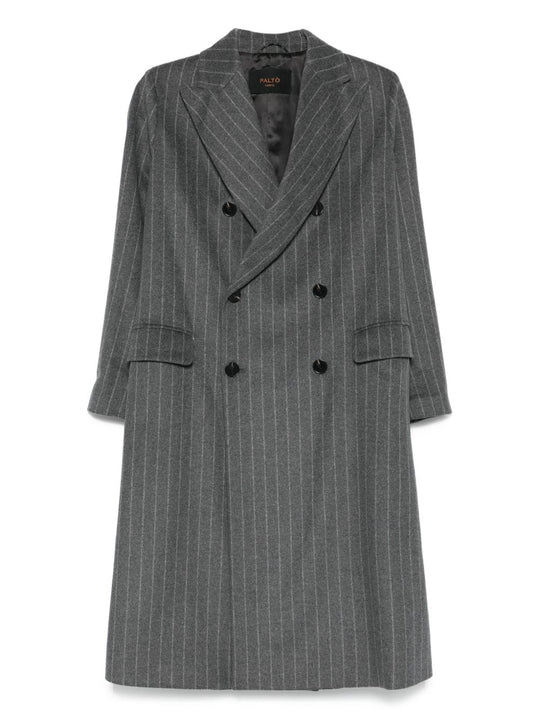 Wool Double-Breasted Coat