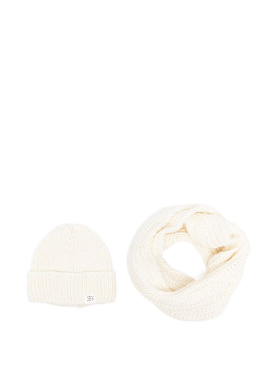 Wool Beanie And Scarf Set