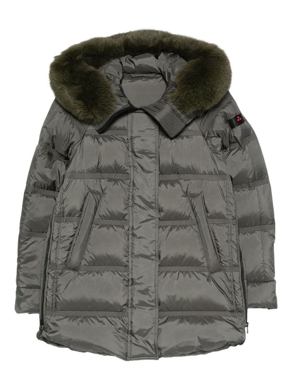 Hooded Midi Down Jacket