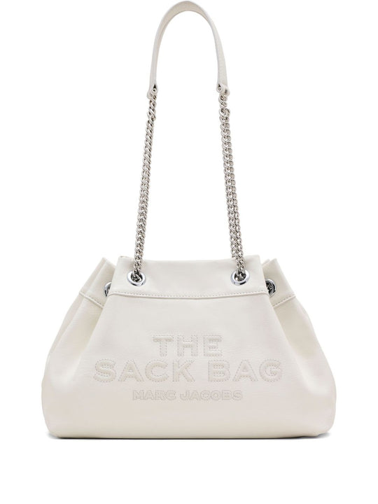 The Chain Sack Leather Shoulder Bag