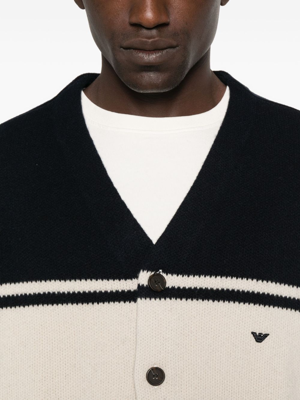 Emporio Armani Sweaters - Blue and green | 476e58aeffd330603d9af877fcb1d7228564fe5c