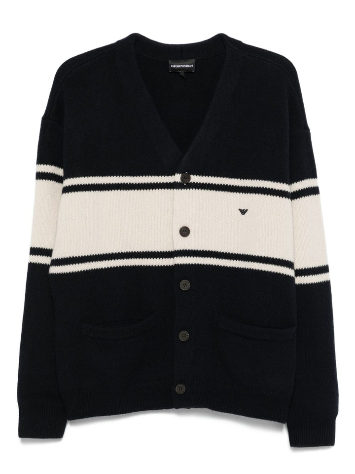 Emporio Armani Sweaters - Blue and green | 2befbd10382ea2c20a57e4c1b080f976bc890e6d