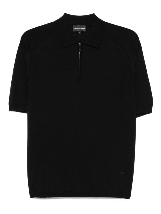 Wool Blend Polo Shirt