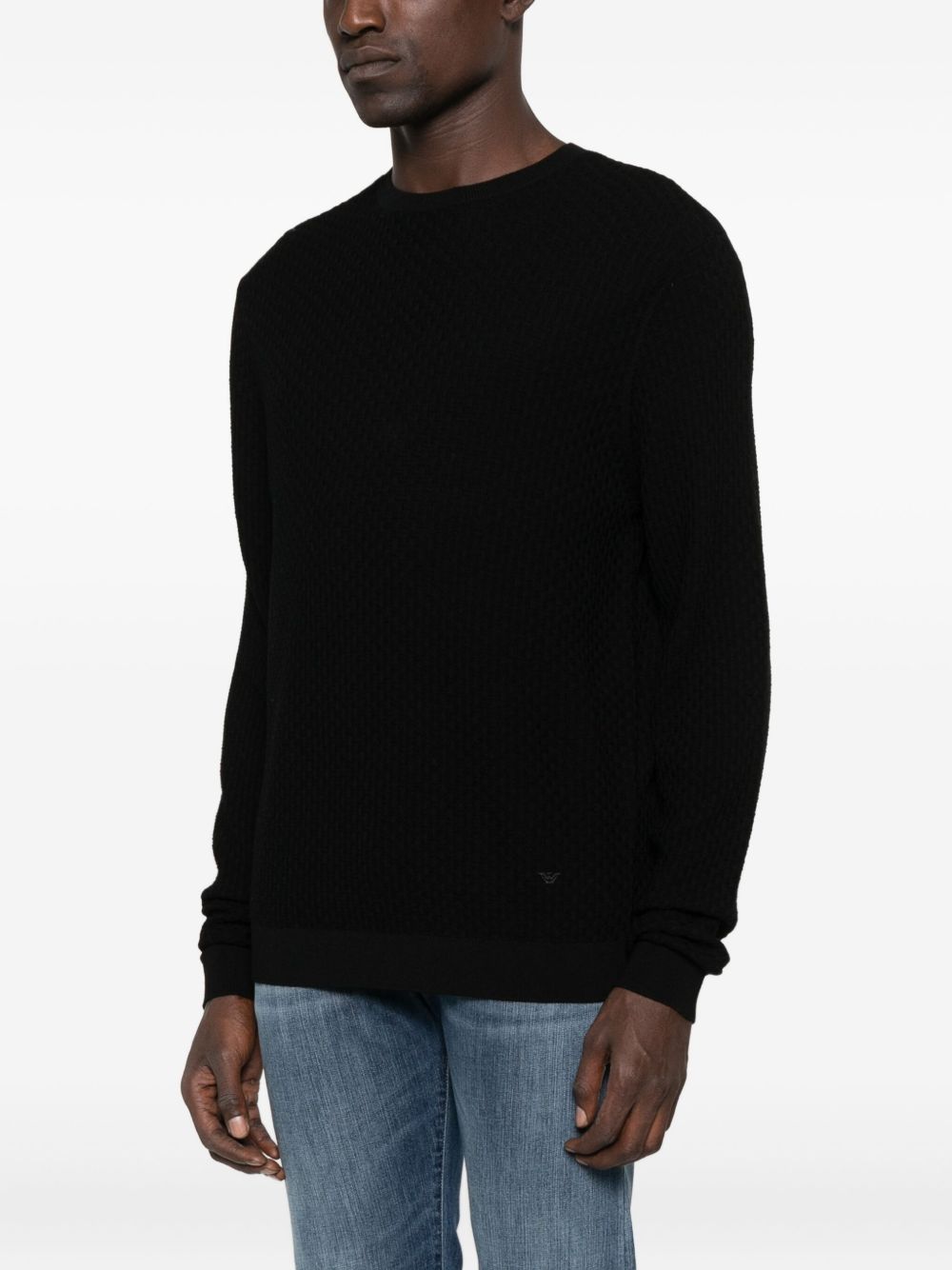 Emporio Armani Sweaters - Blacks and greys | eb957eb3da2e8f0b77dab19d7b5838d16eeed62f