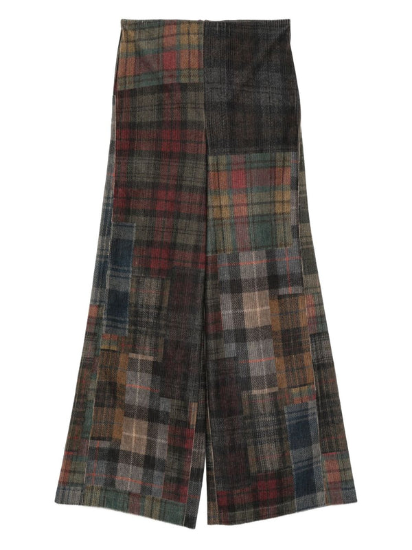 Patchwork Design Trousers