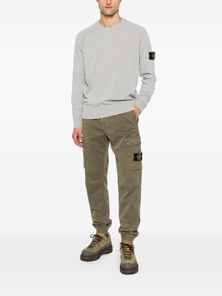 Stone Island Trousers - Blue and green | 09fafa29760fc95ca78703190f3a427b44da261a