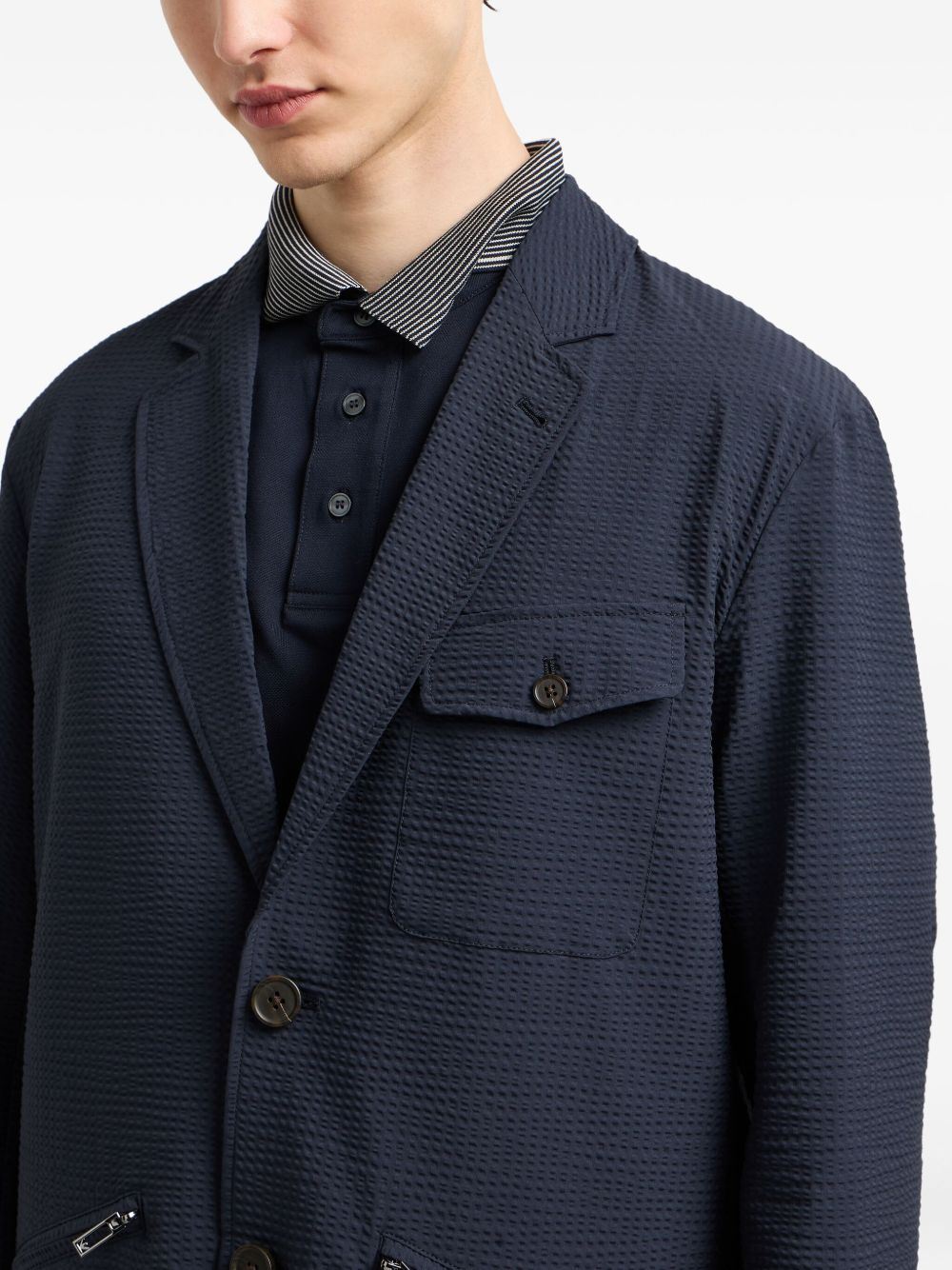 Emporio Armani Jackets - Blue and green | d0fbd1fc6c404879b766ac18d98b06c64bcc9b20