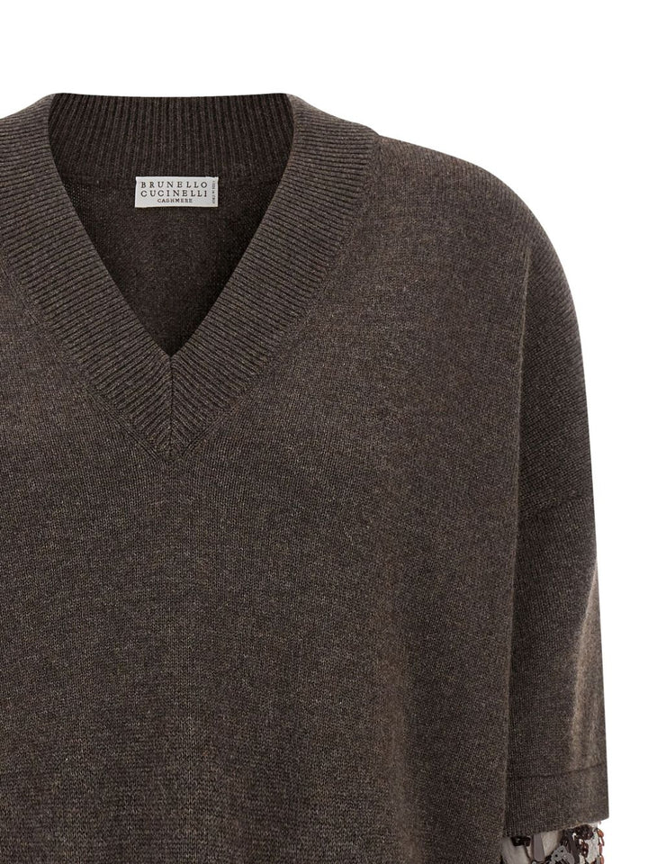 Brunello Cucinelli Sweaters - Marrone | 8f6bc1ac46aaa478e722f68a32c5d9a6296fdac8