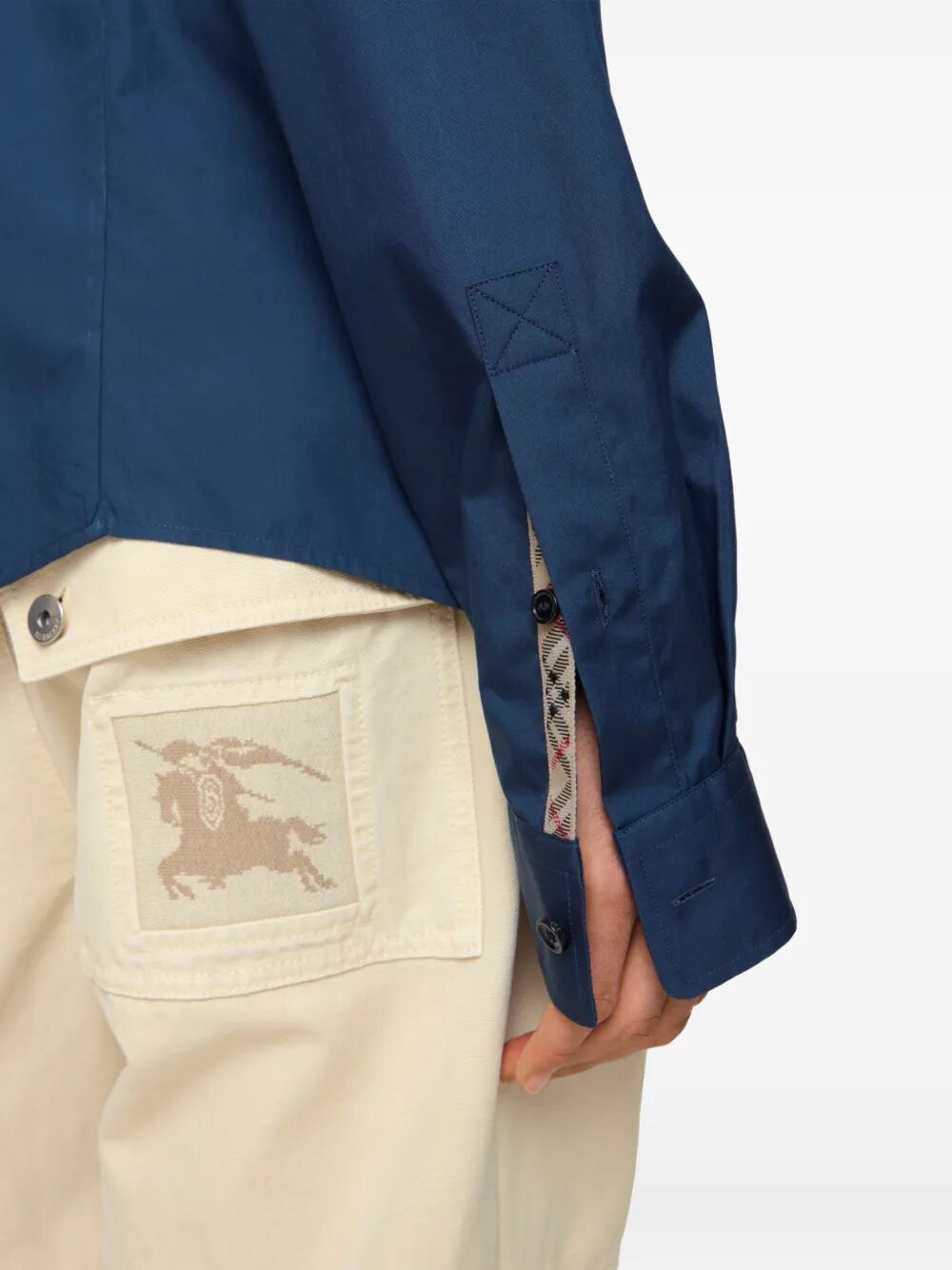 Burberry London England Plain - Blu | d529d756b876497c7f096bbbd16f5871267fa7df