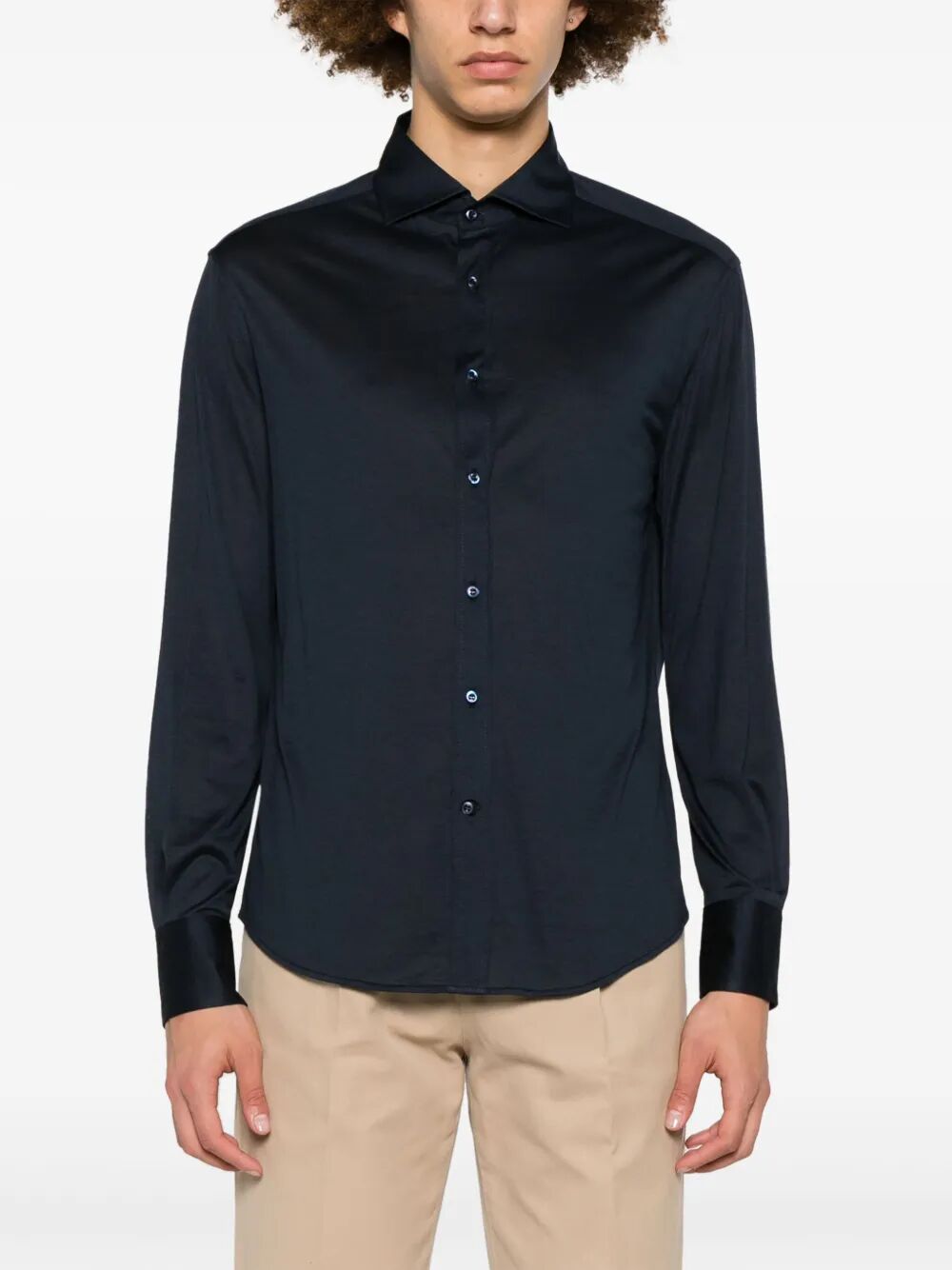 Brunello Cucinelli Plain - Blu | 1e3d7f4aaf0ee10a83565fc0fecc8e5a695aae07
