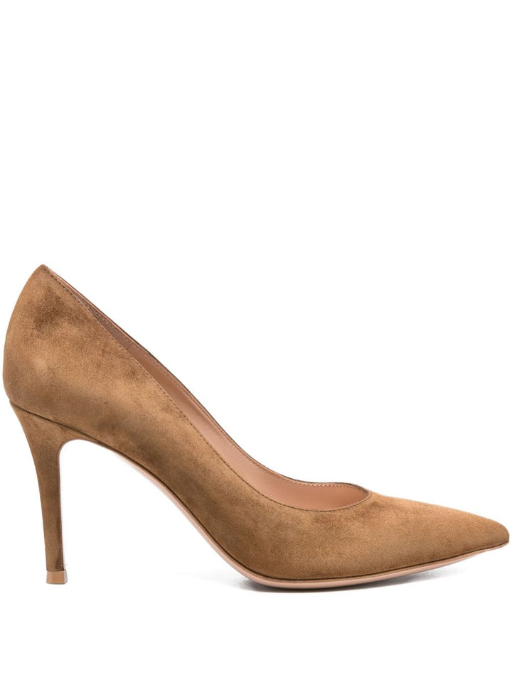 Gianvito Rossi With Heel - Marrone | f6238374c375ed986f0343133d690ca5180d034a