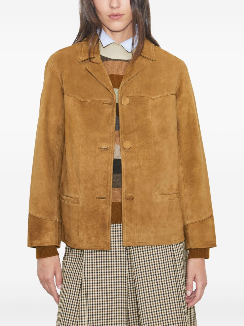 Tory Burch Jackets - Marrone | e5bd292188cce4493237a98d2629ef46c791fab8