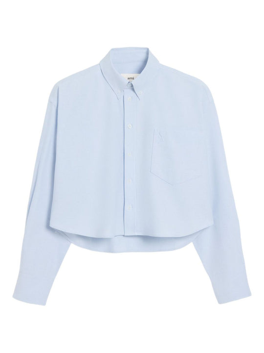 Cotton Cropped Shirt