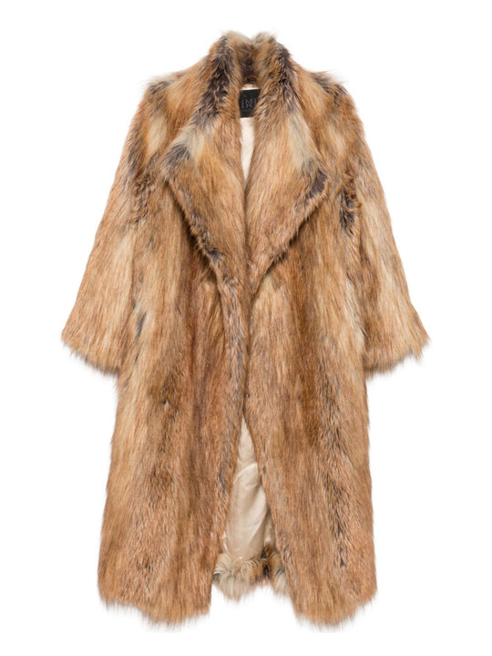 Wool Ecofur Coat