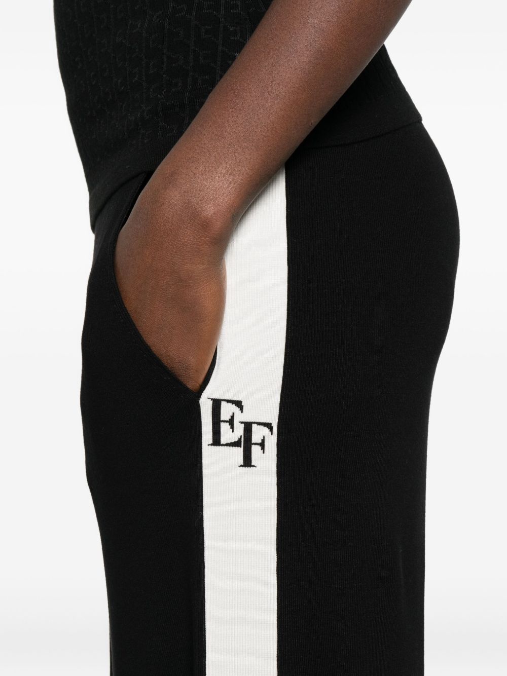 Elisabetta Franchi Trousers - Blacks and greys | d3d90f7f3d2c23a0e29edae086f67b5325aa9804