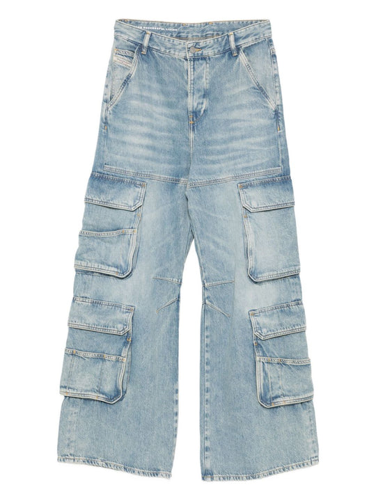 Cargo Denim Jeans