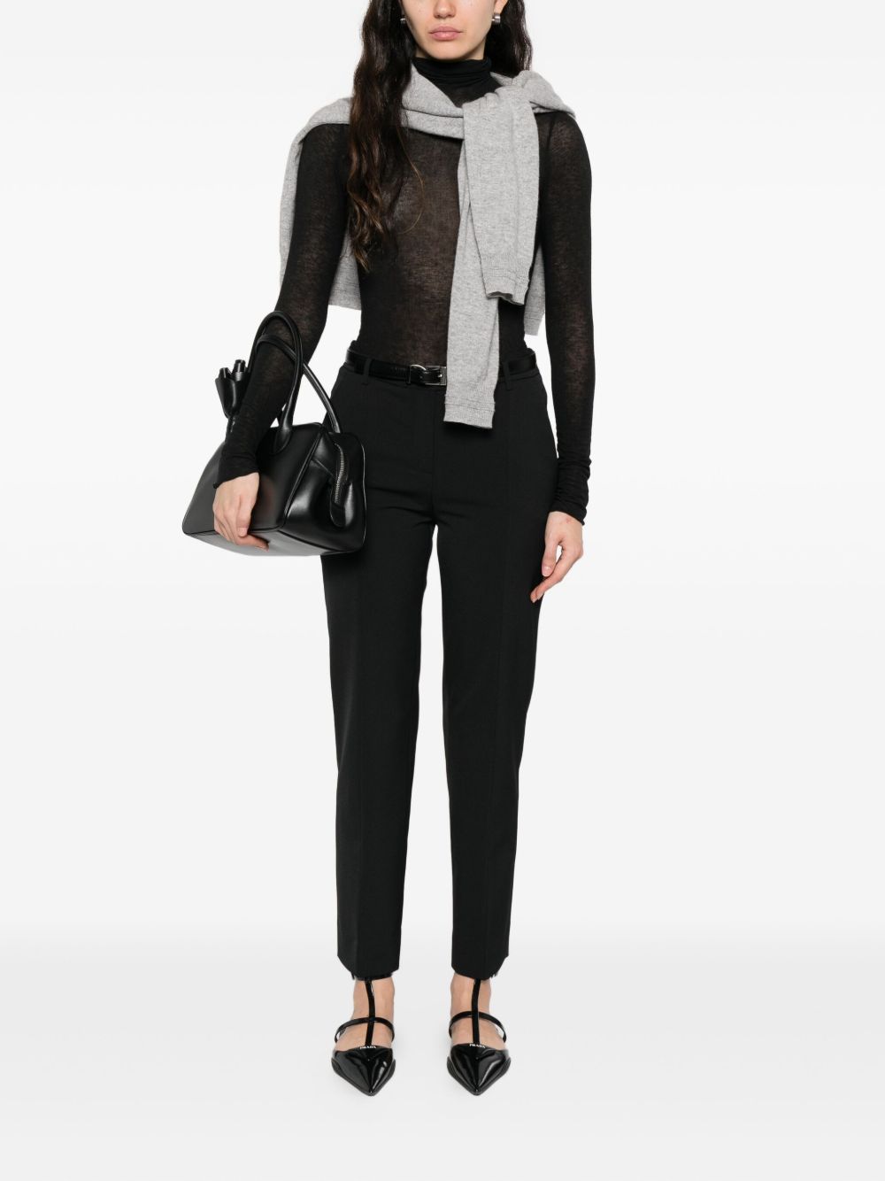 Via Masini 80 Trousers - Blacks and greys | 2089a509cb00947a25fbbbc9b6388d3e8bf887e6
