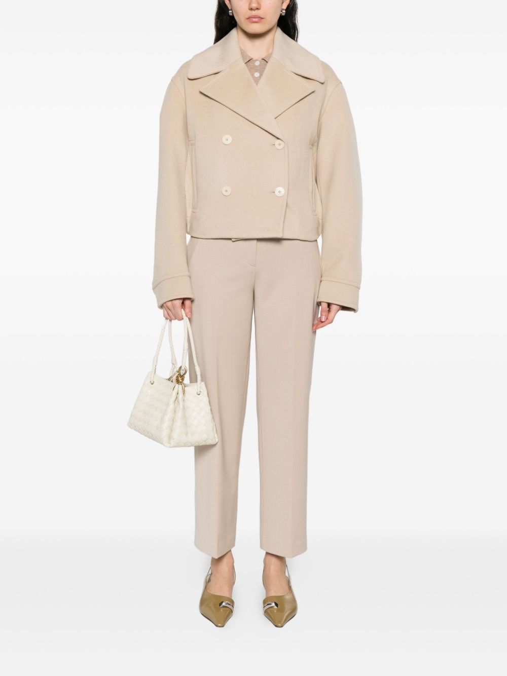 Via Masini 80 Trousers - Light and natural | 53a4e2b3c574a2a52d59c274e956bad721643f7e