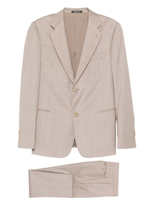 Wool Single-Breasted Suit