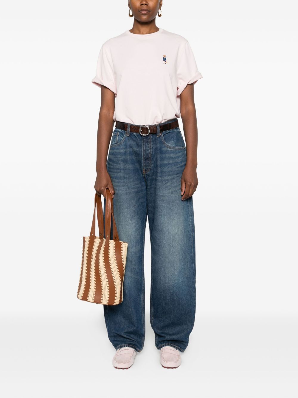 Maison Kitsune' T-shirts and Polos - Light and natural | bfdf581e3e134bc6c054464bb0253907de12f807