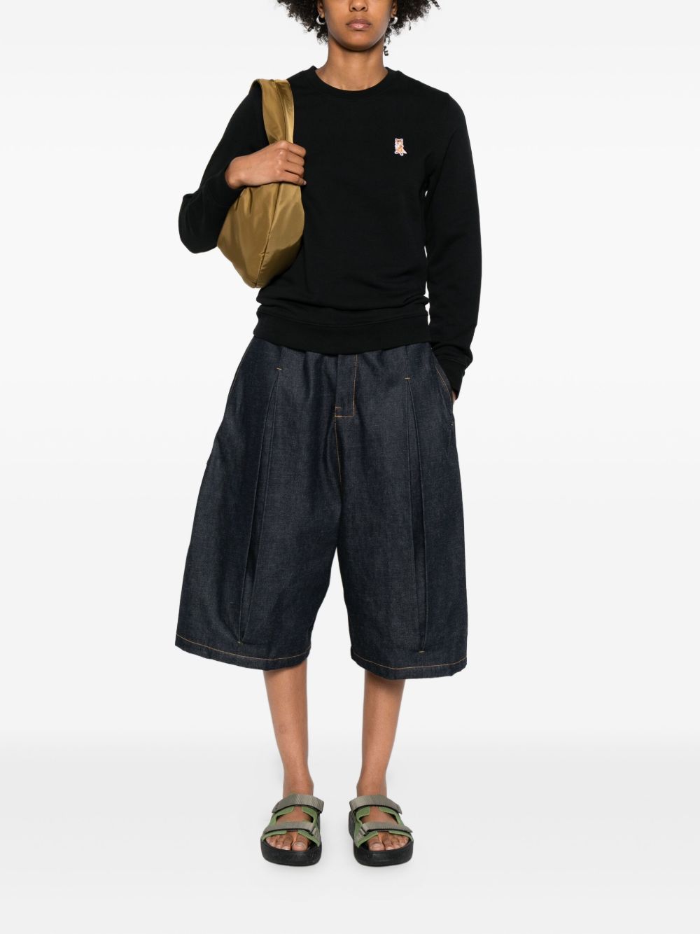 Maison Kitsune' Sweaters - Blacks and greys | bfa971b722b3a3107e0957b5f466a5dd2ff97d26