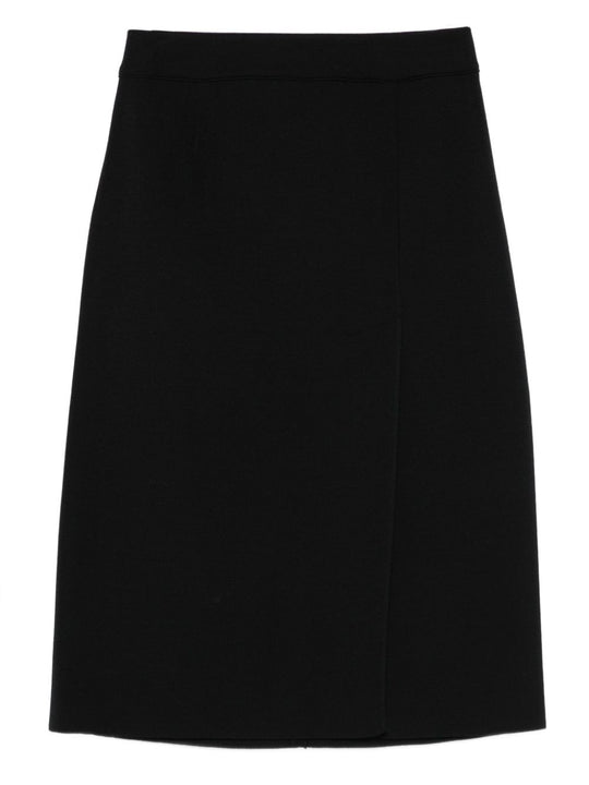 Wool Midi Skirt