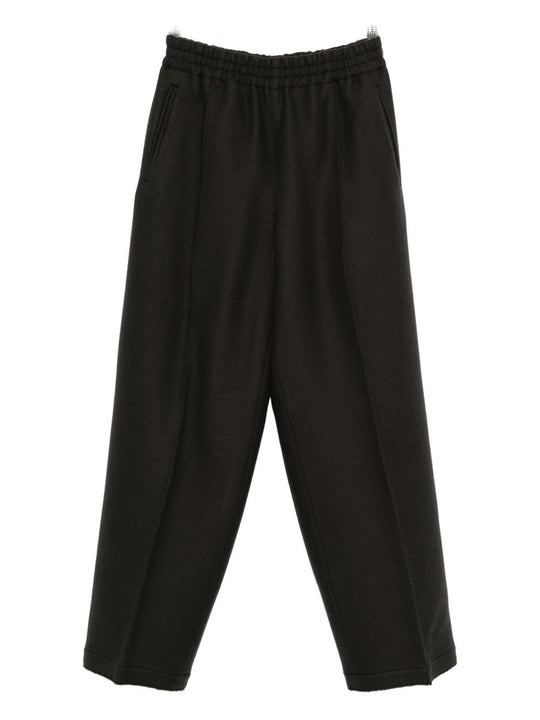 Wool Wide-Leg Trousers