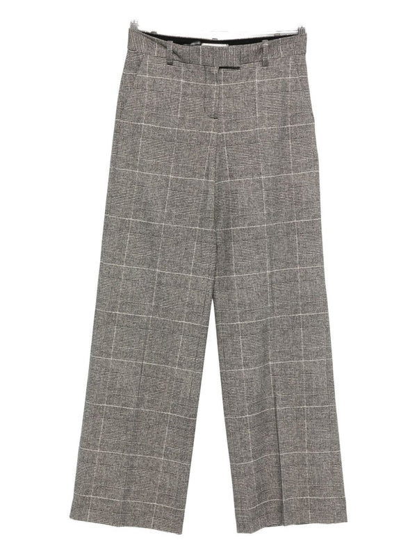 Pantaloni a Gamba Larga in Cotone