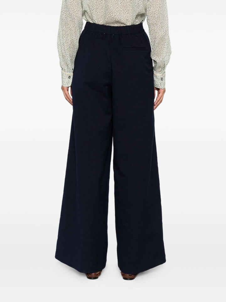 Forte Forte Trousers - Blue and green | 7f56249fd486c2b304a9db092fcd37763112b234