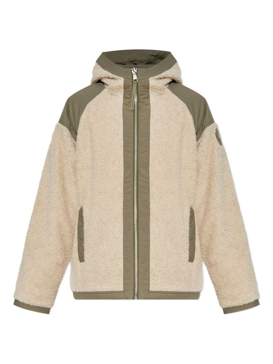 Wool Blend Reversible Bomber Jacket