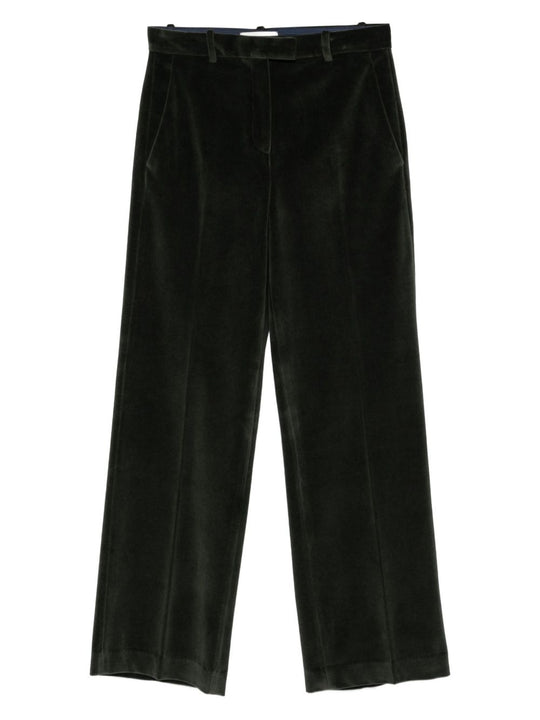 Cotton Wide-Leg Trousers