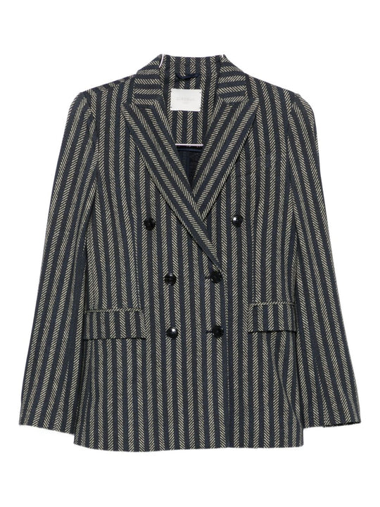 Cotton Double-Breasted Jacket