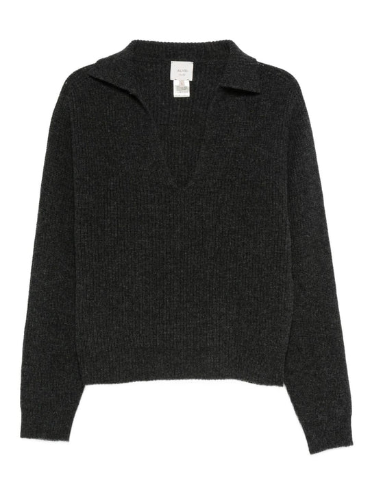 Wool Polo Sweater