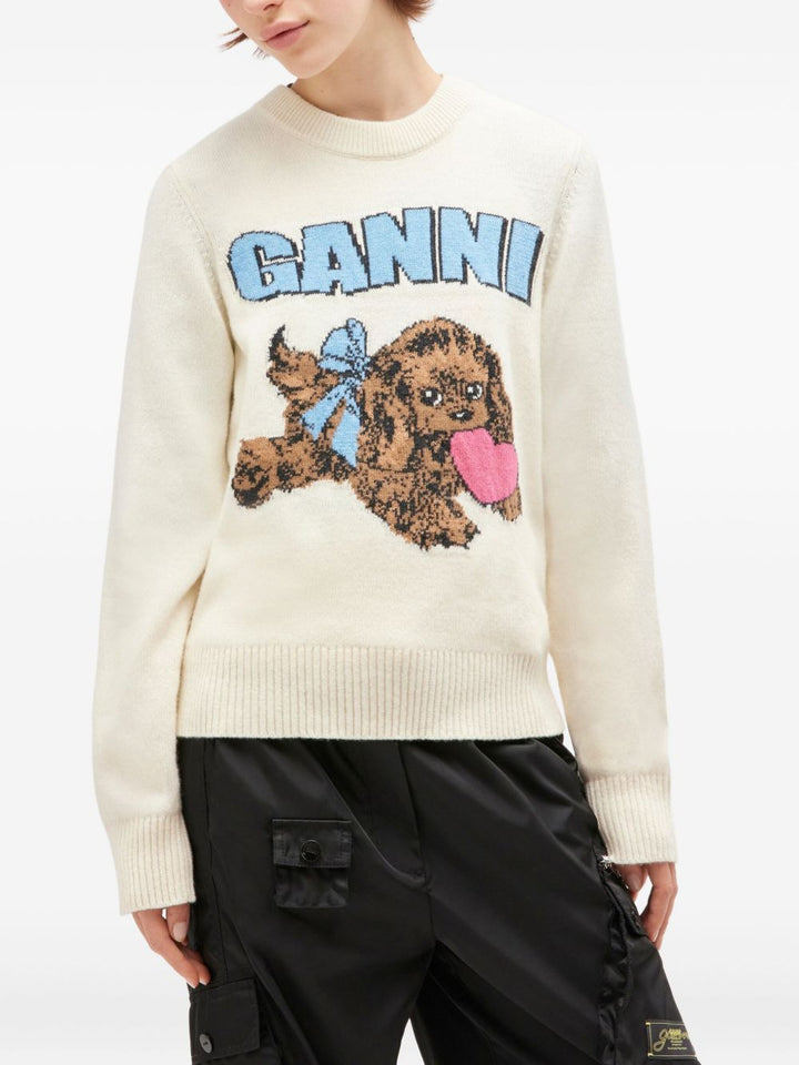 Ganni Sweaters - Light and natural | 2f3efd834eadbf076c15c20a514ed6466d96785a