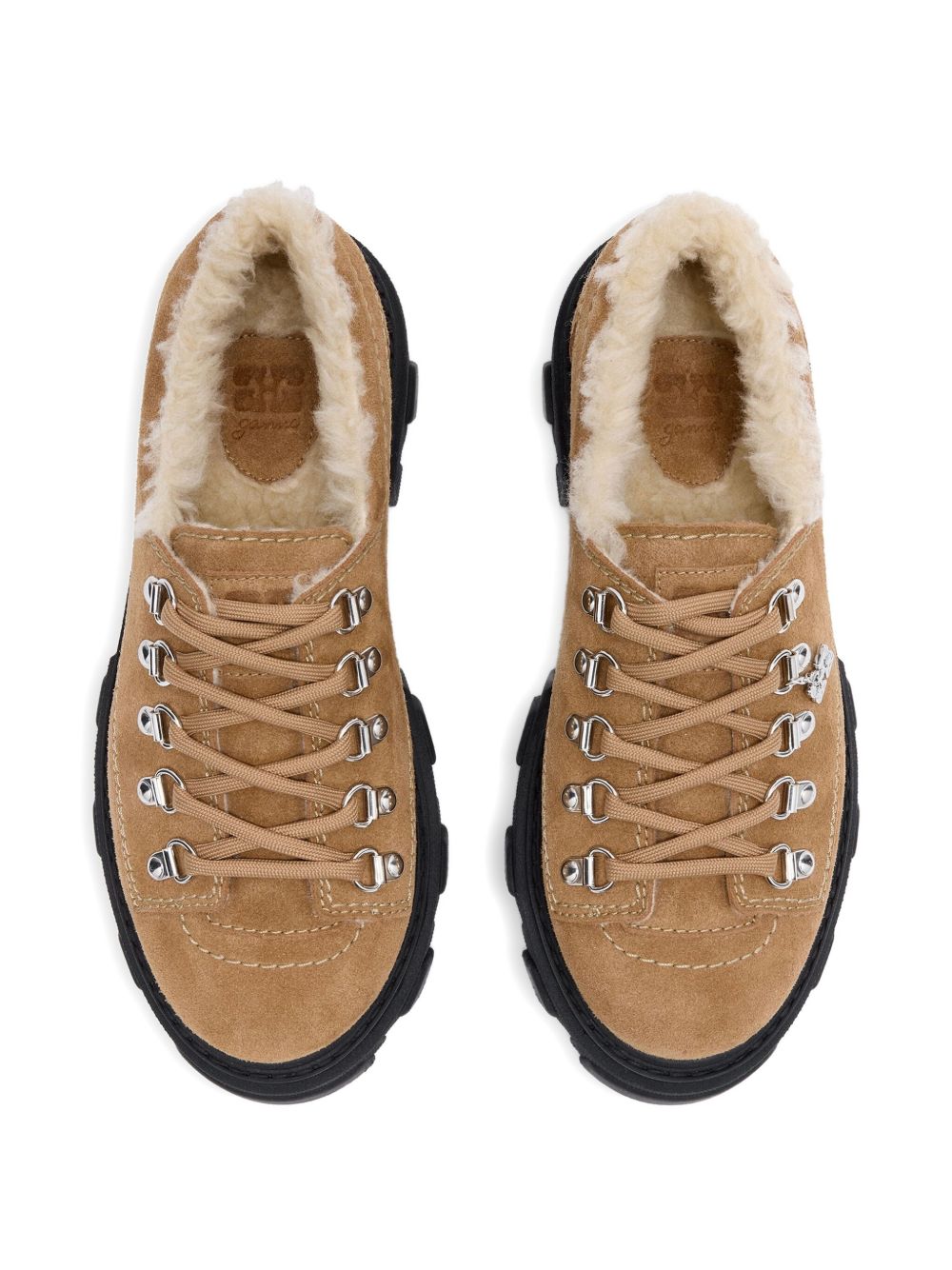 Ganni Flat shoes - MARRONE | 883e72cf1cd13e476bb35ac76203854cf4ac1214