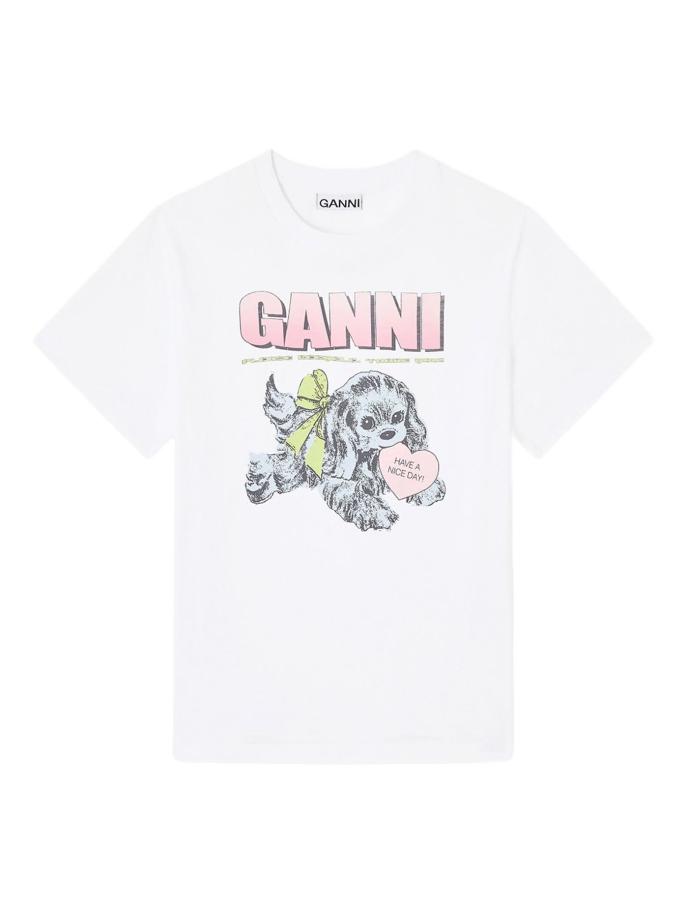 Ganni T-shirts and Polos - Light and natural | 203f279be33ddcf9c5791918543c5131bb837792