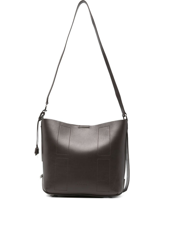 Hocket Small Leather Hobo Bag