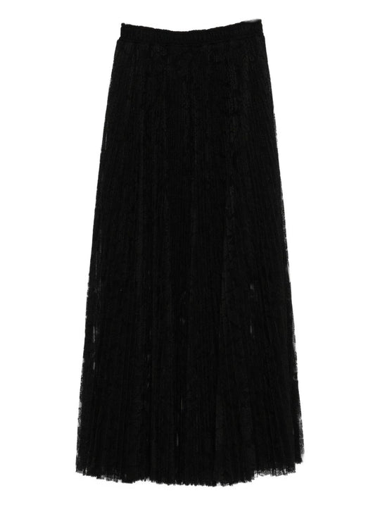 Pleated Midi Skirt