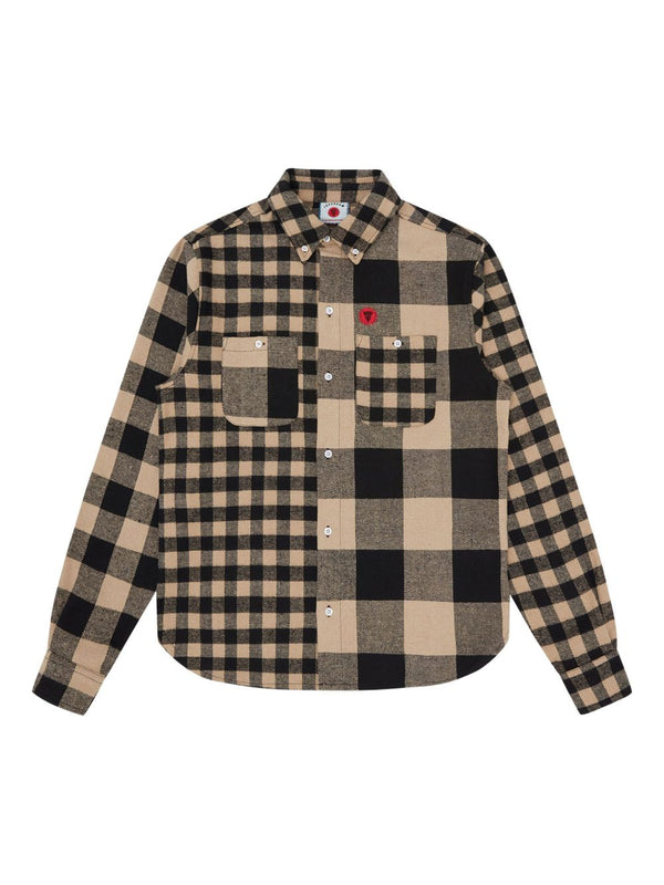Cotton Blend Checked Shirt