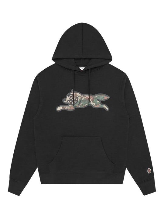 Running Dog Popover Cotton Hoodie