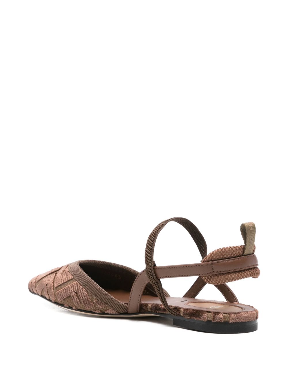 Fendi Flat shoes - Marrone | 051a437de104f439da96c257a5656cb98ab7b806