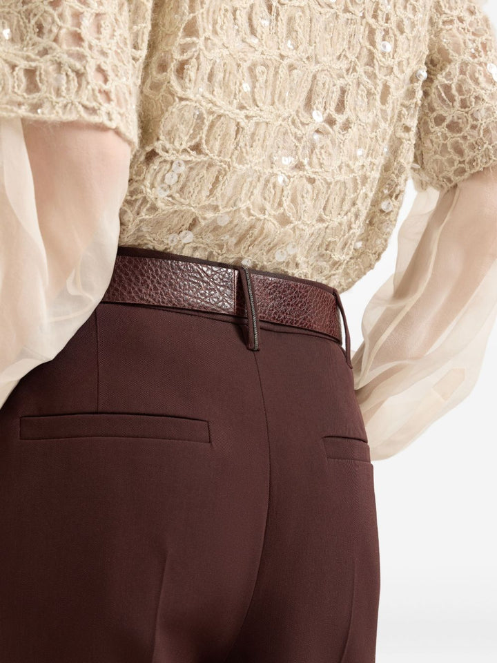 Brunello Cucinelli Trousers - Marrone | f0205299613b100d78f4e9cc745874fe7191c749